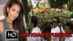 Jiah Khan's Funeral in Mumbai