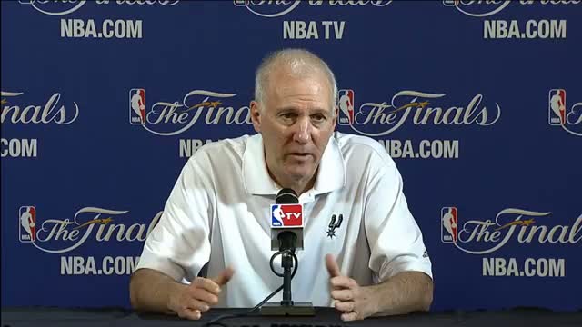 Gregg Popovich NBA Finals Press Conference: Tim Duncan's Legacy