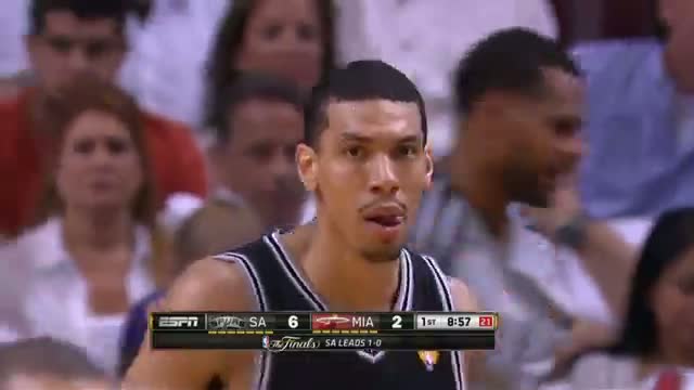 NBA: Danny Green's Red-Hot start to Game 2!