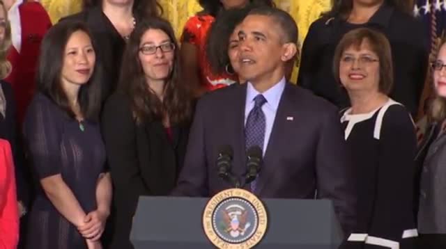 Obama: 'It's Time' to Close Gender Wage Gap