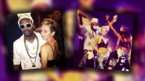 Miley Cyrus Takes Her Twerking to the Stage at Juicy J Concert