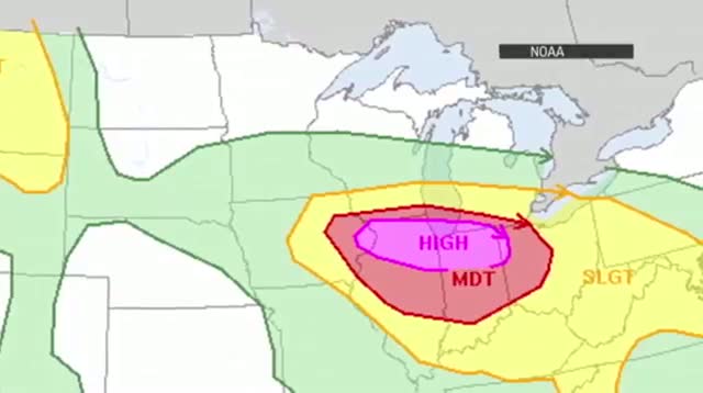 Big Storm Threat Brewing From Iowa to East Coast