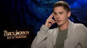 Logan Lerman & Co-stars Talk PERCY JACKSON: SEA OF MONSTERS Action & 3D - Interview