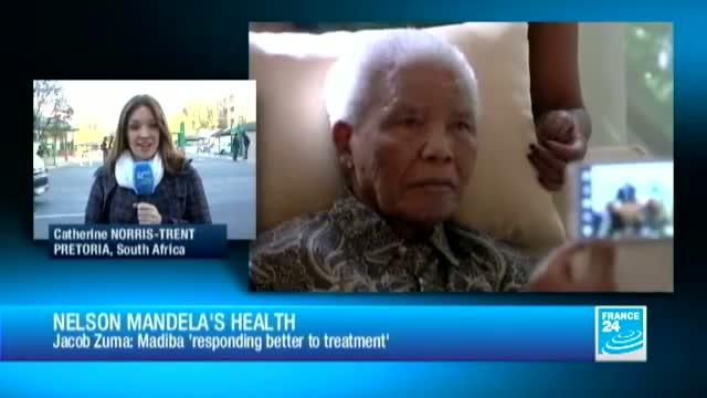 Nelson Mandela's health: Madiba is "responding better to treatment" - 06/13/2013