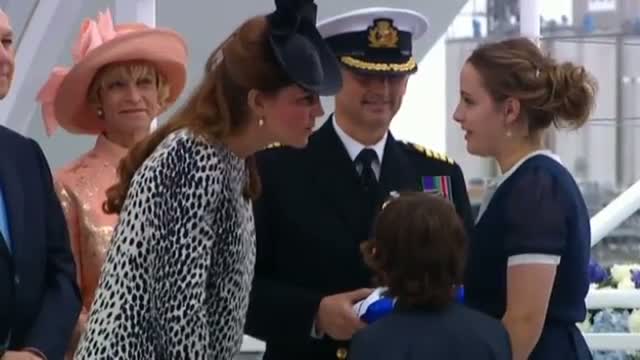 Duchess of Cambridge names new cruise liner: Kate Middleton is godmother of Royal Princess