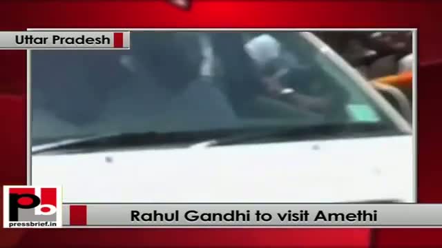 Rahul Gandhi to visit Amethi 13th June 2013