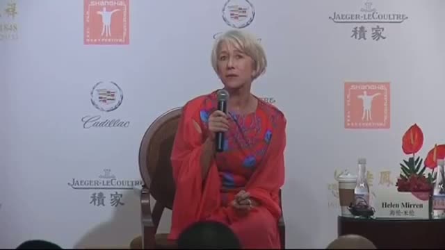 Helen Mirren attends Shanghai Film Festival for first Chinese showing of Hitchcock