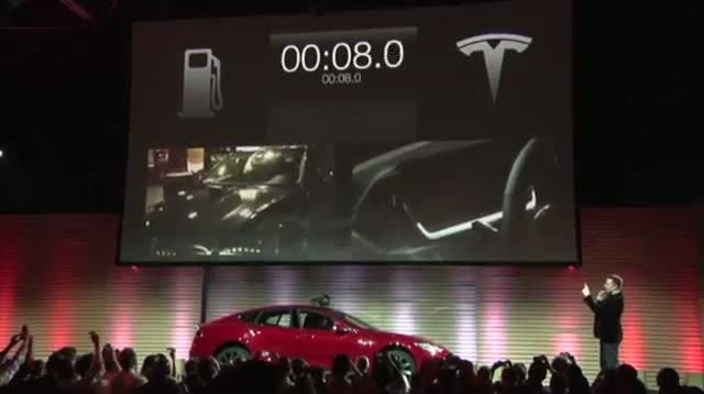 Tesla Unveils 90 Second Swap-Out Battery