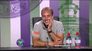Steve Darcis first round Wimbledon press conference