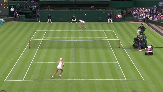 Maria Sharapova v Kristina Mladenovic Highlights - Wimbledon 2013 - Day 1