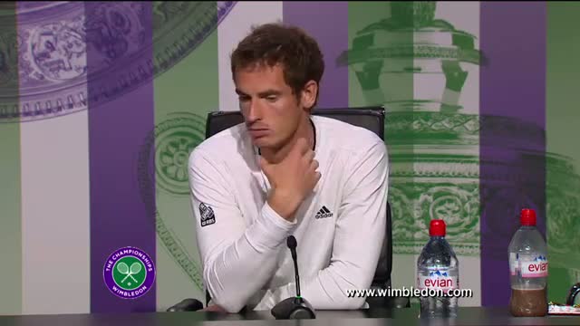 Andy Murray second round Wimbledon 2013 press conference