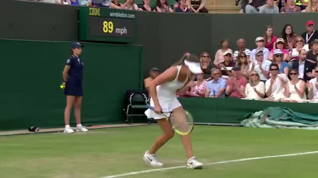 Michelle Larcher De Brito v Maria Sharapova - Wimbledon 2013 Day 3 Highlights