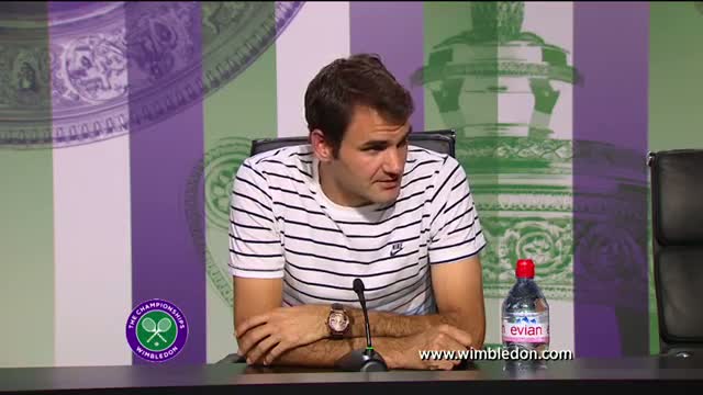Roger Federer second round Wimbledon 2013 press conference