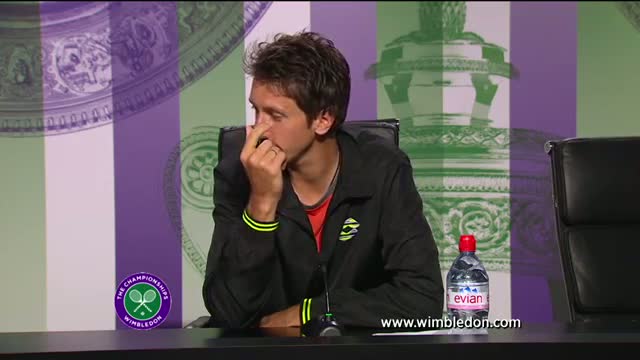 Sergiy Stakhovsky second round Wimbledon 2013 press conference