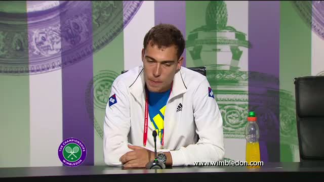 Jerzy Janowicz third round Wimbledon 2013 press conference