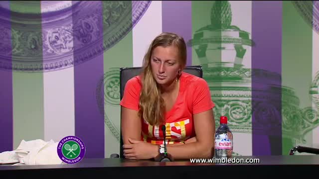 Petra Kvitova third round Wimbledon 2013 press conference