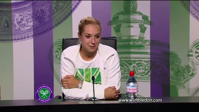 Sabine Lisicki third round Wimbledon 2013 press conference