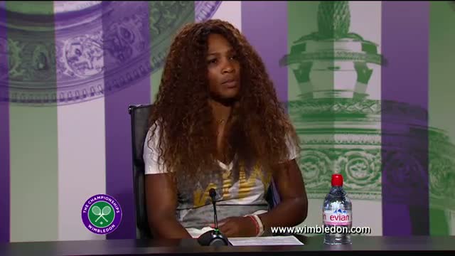 Serena Williams third round Wimbledon 2013 press conference
