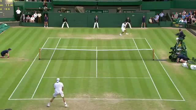 Novak Djokovic v Tommy Haas - Wimbledon 2013 Day 7 Highlights