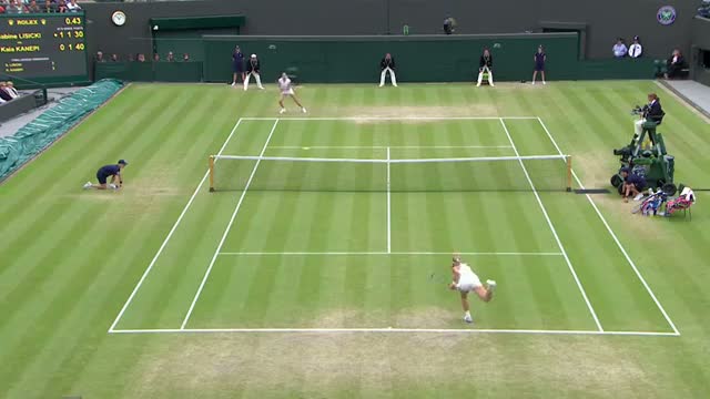 Sabine Lisicki v Kaia Kanepi - Wimbledon 2013 Day 8 Highlights