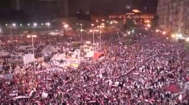 Massive Celebrations in Cairo