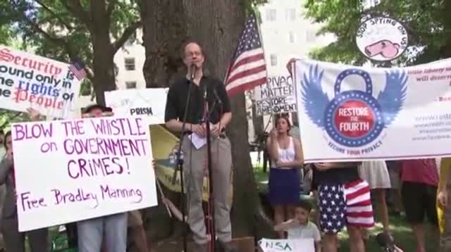 Hundreds Protest NSA Surveillance in Washington