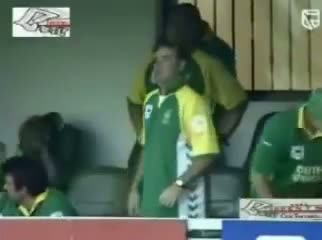 Last 10 balls of South African Innings. Aus vs. SA world record match.
