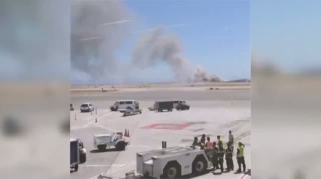 Airliner Crashes on Landing at SF Airport