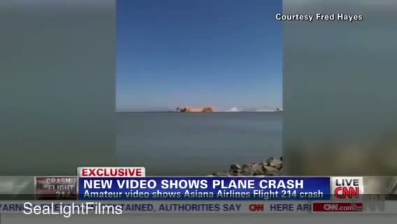 Exclusive Plane Crash San Francisco New Video Shows Moment Of The Impact