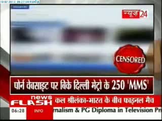Delhi metro mms scandal:Couples intimate cctv footage reaches international adult sites