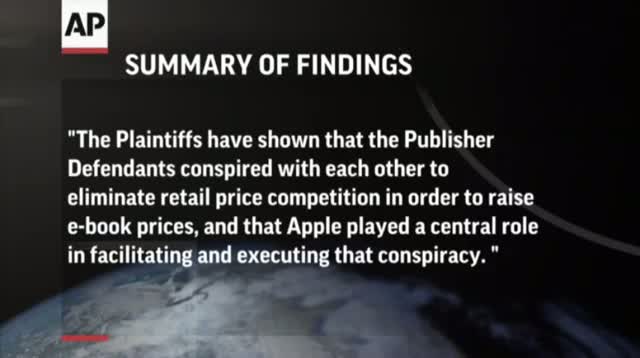 Ruling: Apple Conspired to Raise E-Book Prices