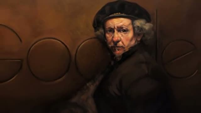 Rembrandt van Rijn Google Doodle - Rembrandt's 407 birthday