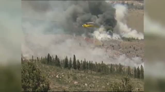 Wildfires Burning in Wyoming
