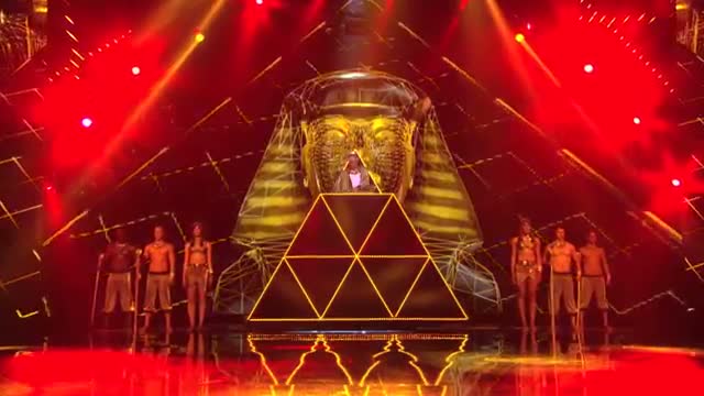 Special Head - Monk Levitates Above a Pyramid and Disappears - America's Got Talent 2013