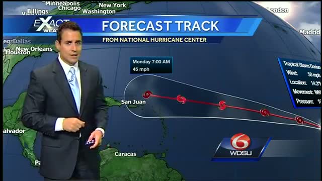 Tropical Storm Dorian Weakens in Path Across Atlantic