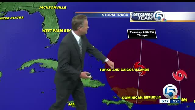 Tropical Storm Dorian maintains strength