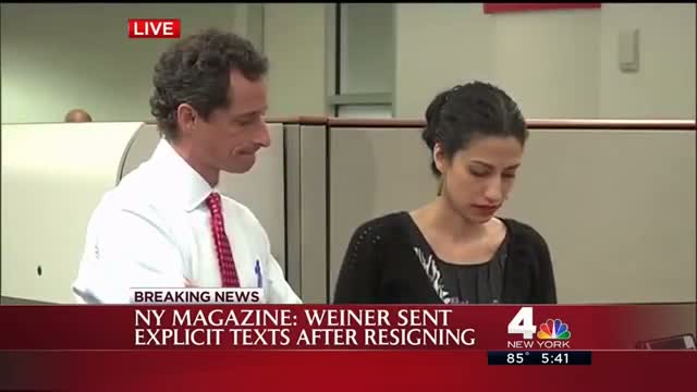Huma Abedin at Weiner's Press Conference