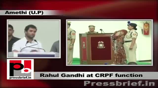 Rahul Gandhi praises CRPF Jawans for their services for the country
