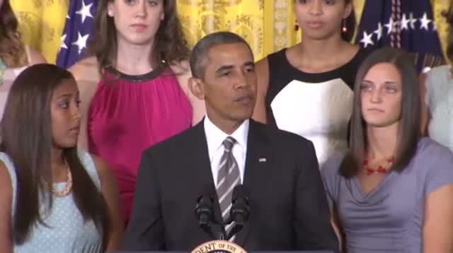 Obama Jokes With NCAA Women's Basketball Champs
