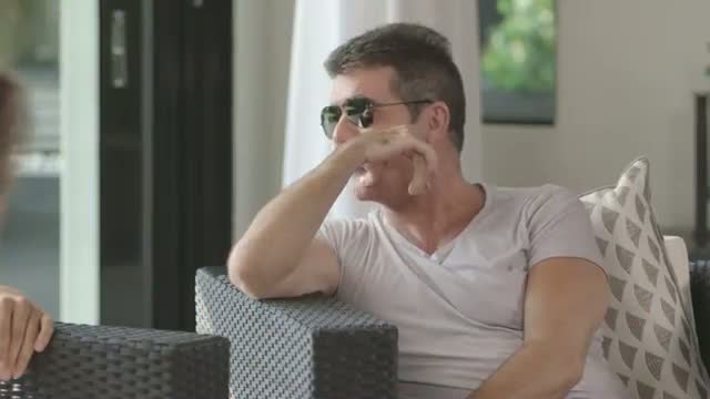 Simon Cowell answering your Skype video message questions