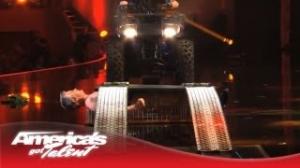 Brad Byers - Performer Lays on Bed of Nails While an ATV Runs Over Him - America's Got Talent 2013