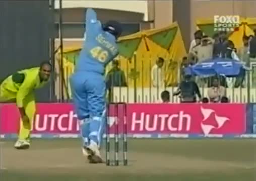 Virender Sehwag Smashing Naved-ul-Hasan 6,4,4,4 of 20 Runs in an Over