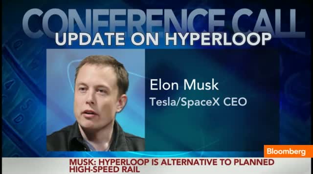 Elon Musk Unveils Designs for Hyperloop