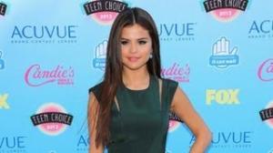 Selena Gomez Rocks a Double Slit Dress