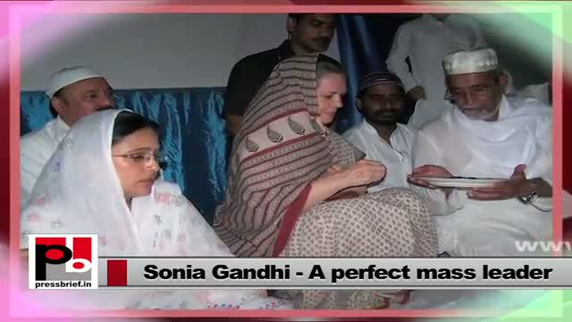 Sonia Gandhi - inspirational Congress President