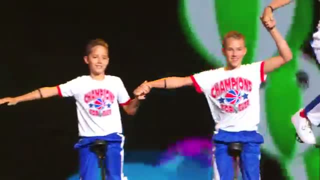 Champions Forever - Cycles to One Direction's "Live While We Are Young" - America's Got Talent 2013