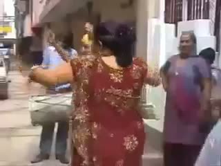 Punjabi Funny Dhol Dance By Ladies
