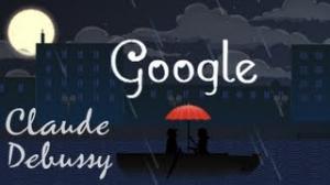 Google Doodle Carries A Tune, Celebrates Claude Debussy’s 151th Birthday