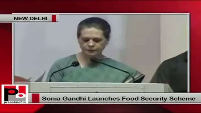 Sonia Gandhi: UPA Govt's Food Security scheme in unparalleled in the world