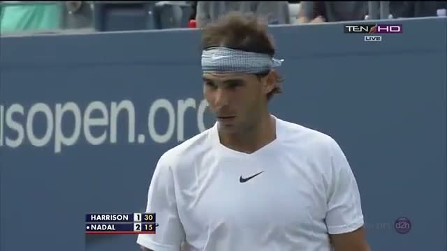 Rafael Nadal vs Ryan Harrision - US Open 2013 - Set 1 (Part 1)